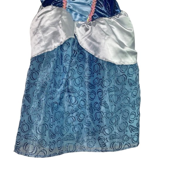 Disney Cinderella Dress Up Play Size 4 - 6X Blue - Picture 4 of 6